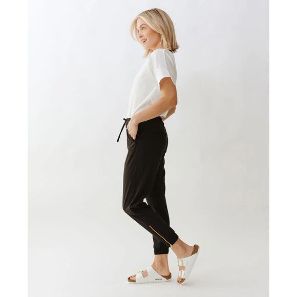 ALBION FIT Jetsetters Jogger Pants | Black | XXL Petite | NWT - Picture 10 of 12